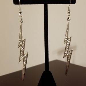 Lightning bolt earrings